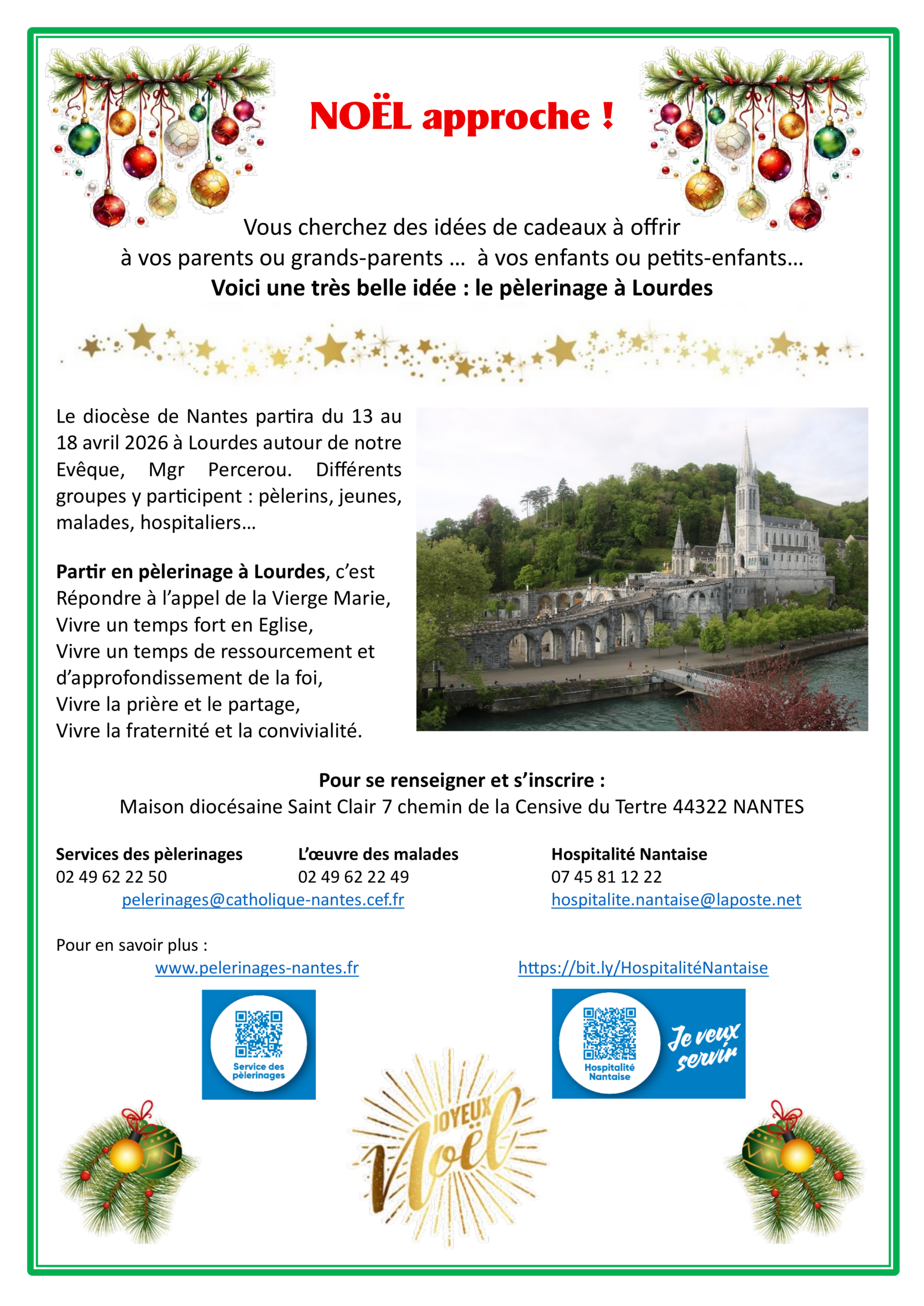 Pèlerinage à Lourdes