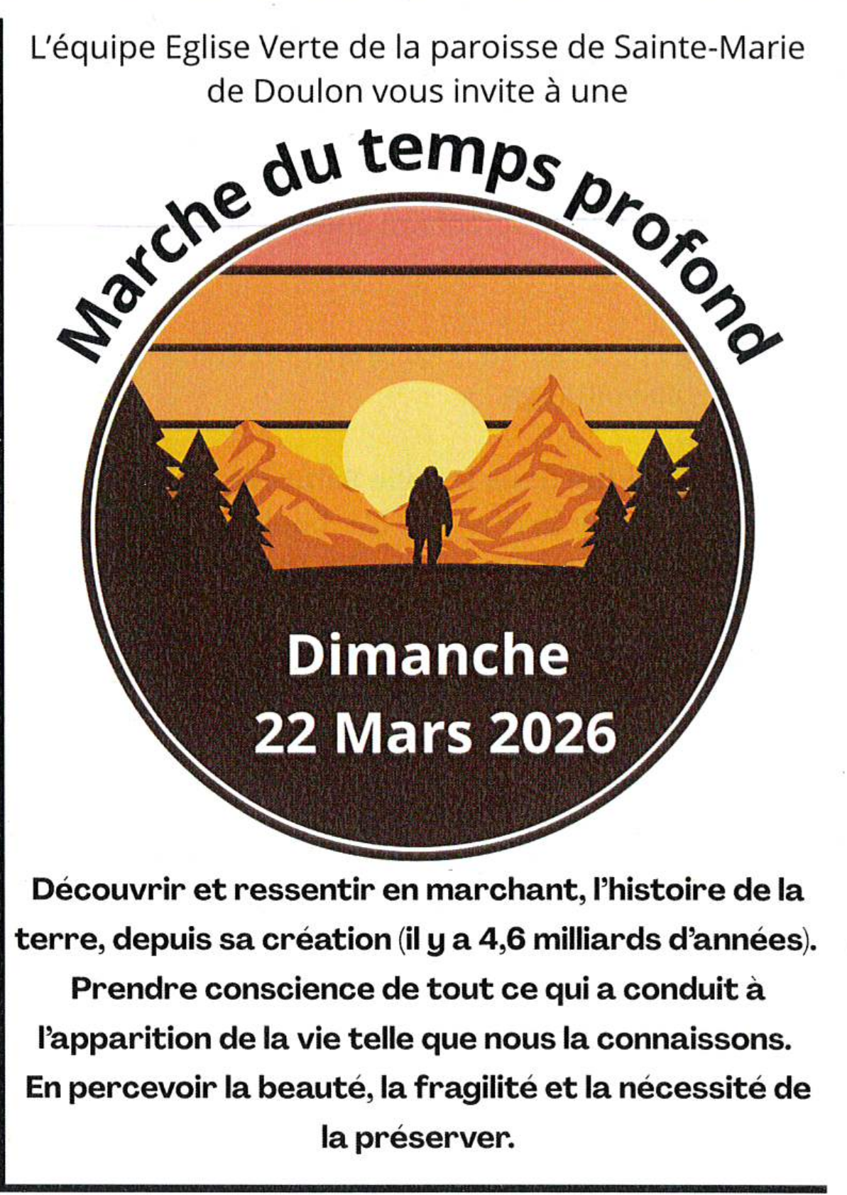 Marche du temps profond